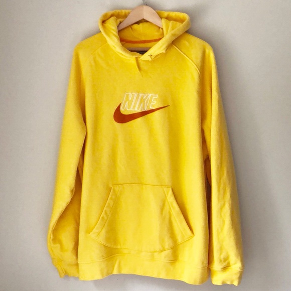nike all over swoosh hoodie yellow nike all over swoosh hoodie yellow
